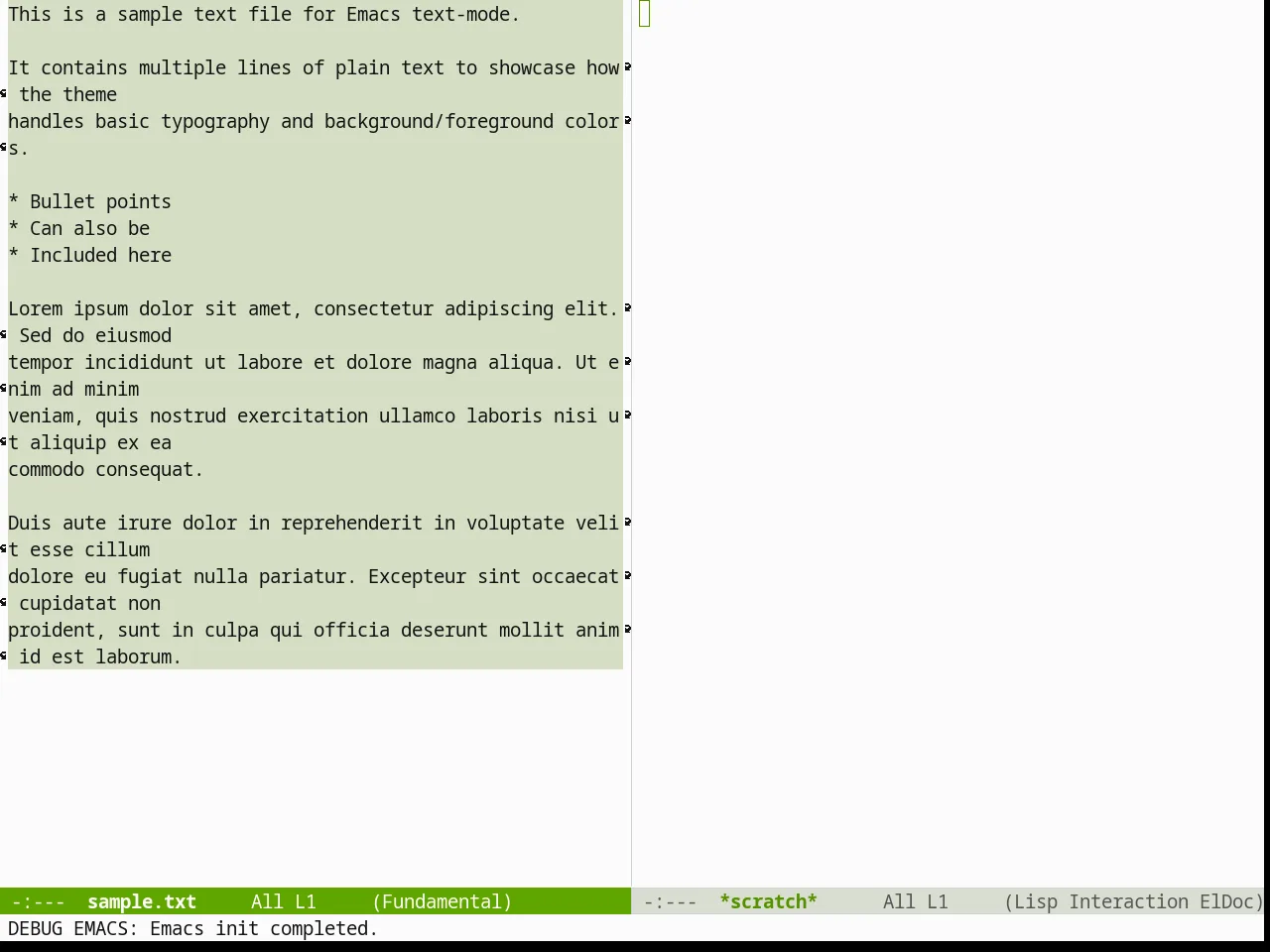 Chyla Theme in fundamental-mode
