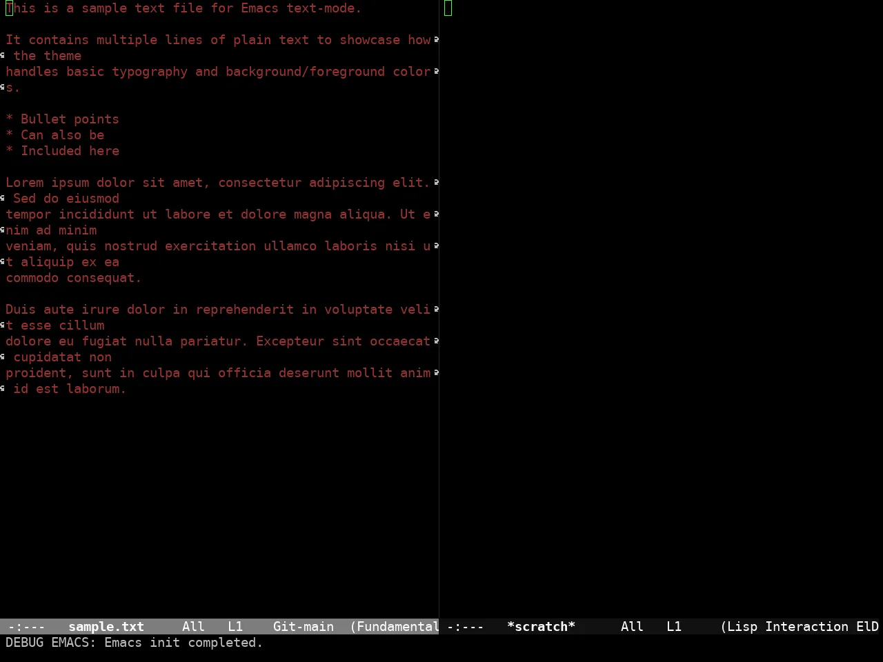 Codex Theme in fundamental-mode