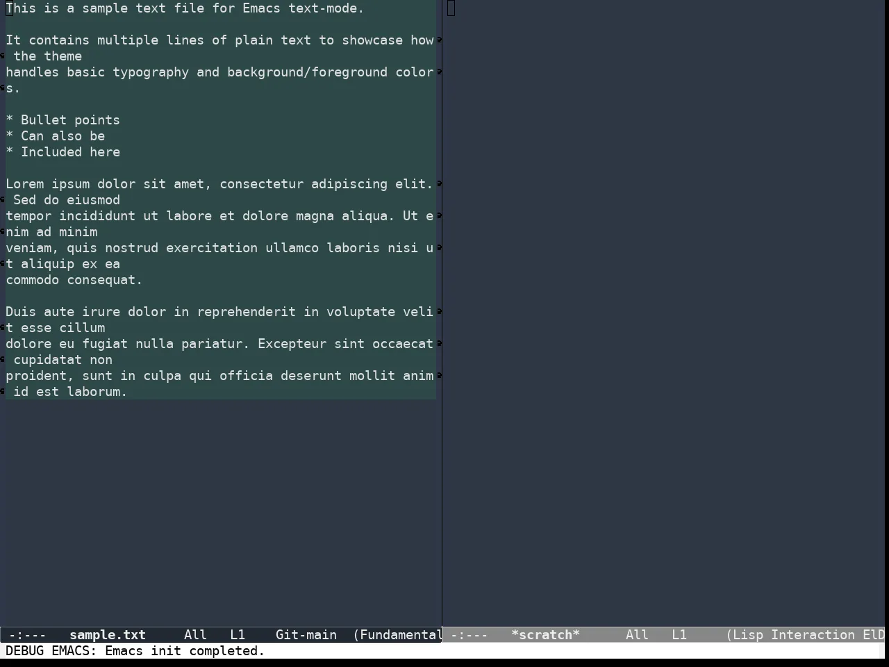 Color Theme Buffer Local in fundamental-mode