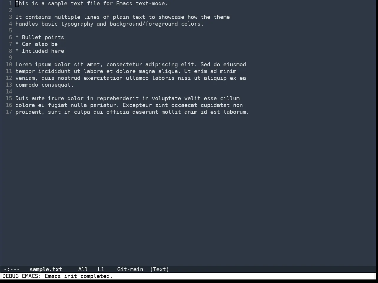 Color Theme Buffer Local in text-mode