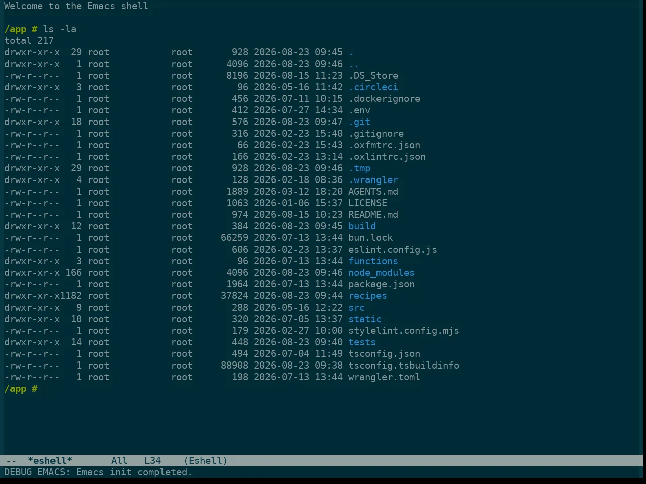 Color Theme Solarized in eshell