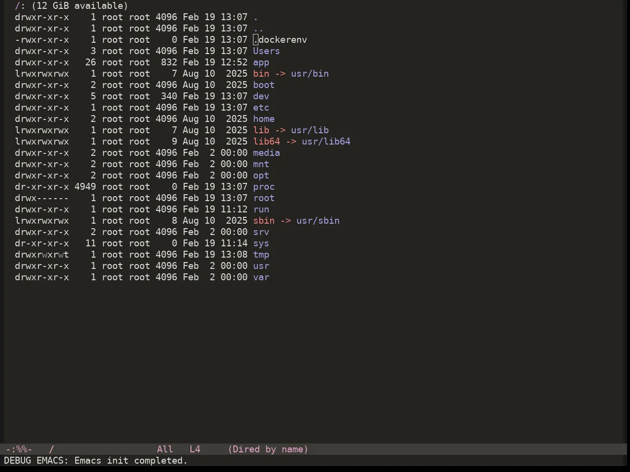Colorsarenice Dark Theme in dired