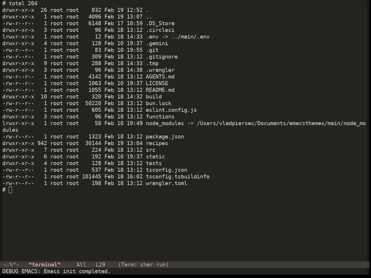 Colorsarenice Dark Theme in term