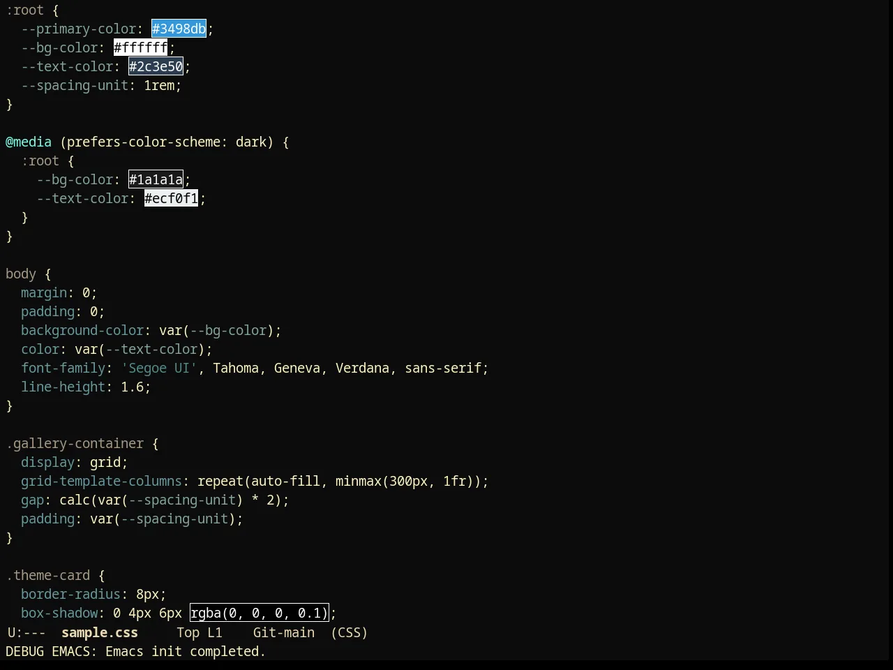 Creamsody Obsidian Theme in css-mode