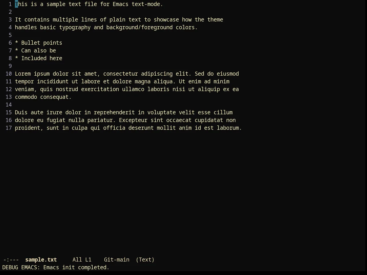 Creamsody Obsidian Theme in text-mode