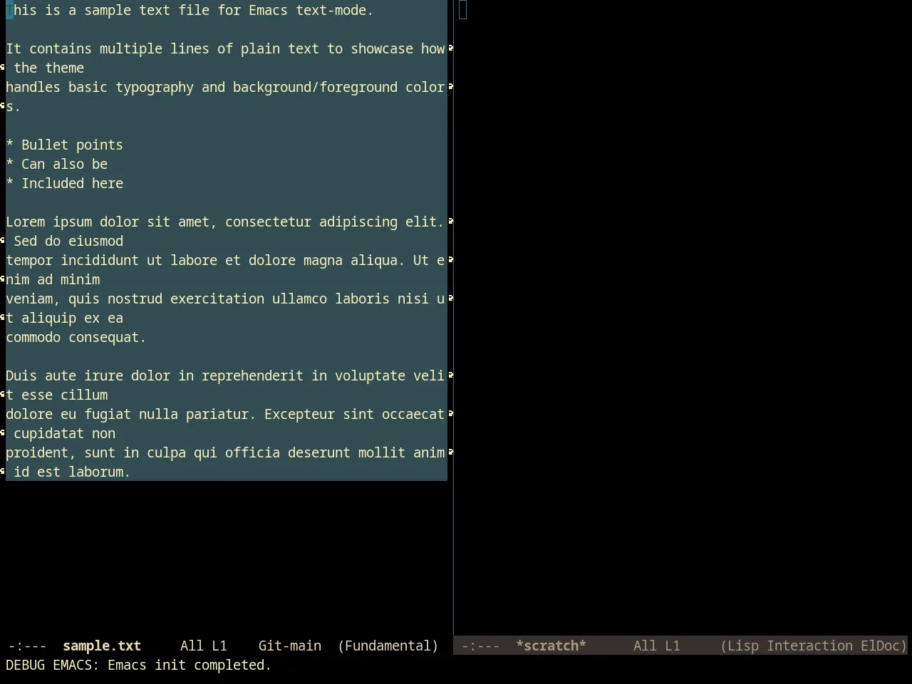 Creamsody Pitchblack Theme in fundamental-mode