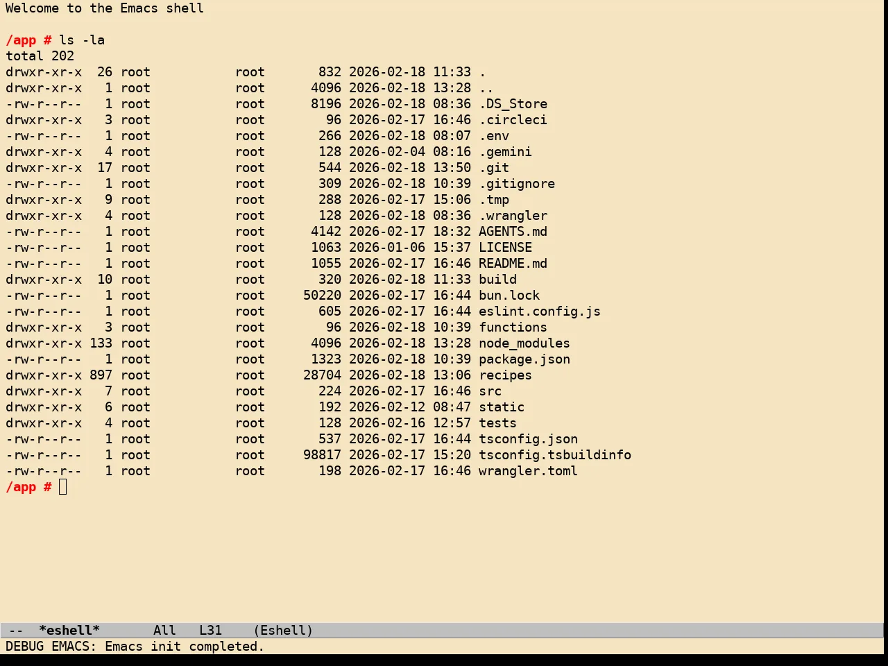 Creamy Theme in eshell