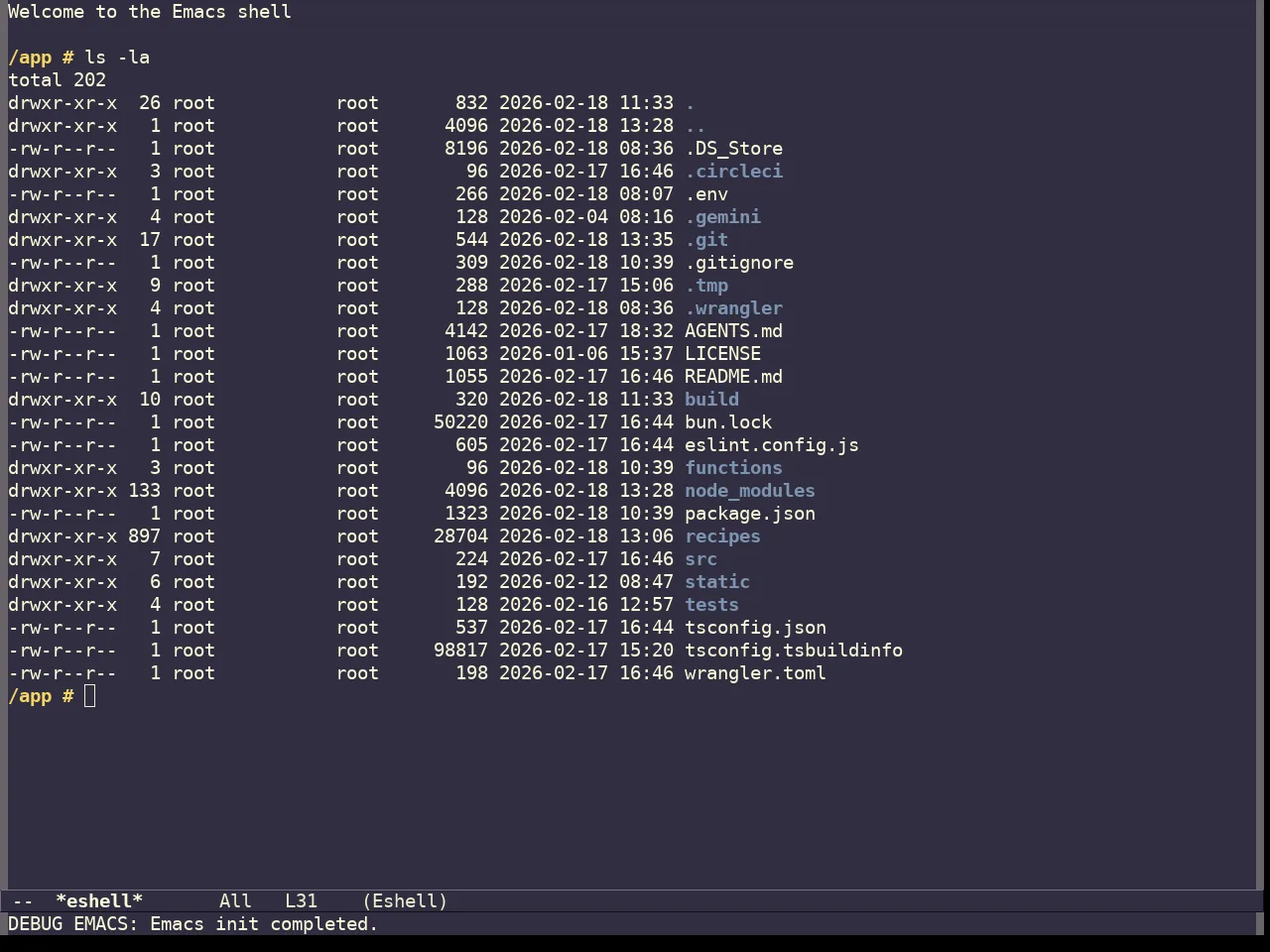 Curry On Theme in eshell