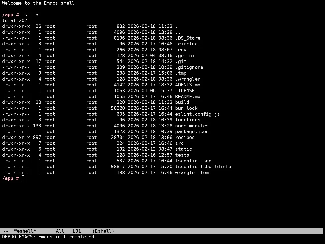 Cybercafe Theme in eshell