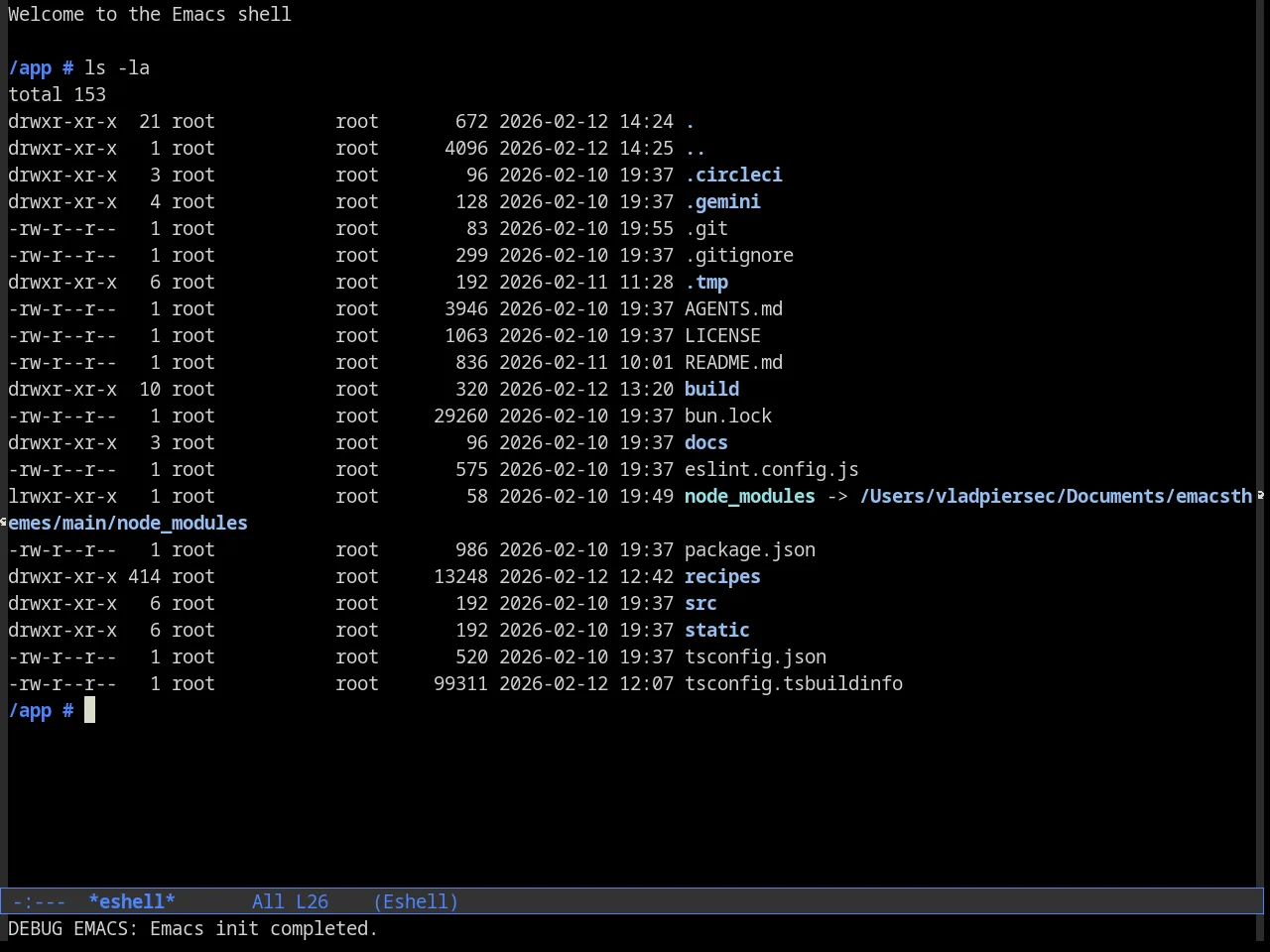Cyberpunk Theme in eshell