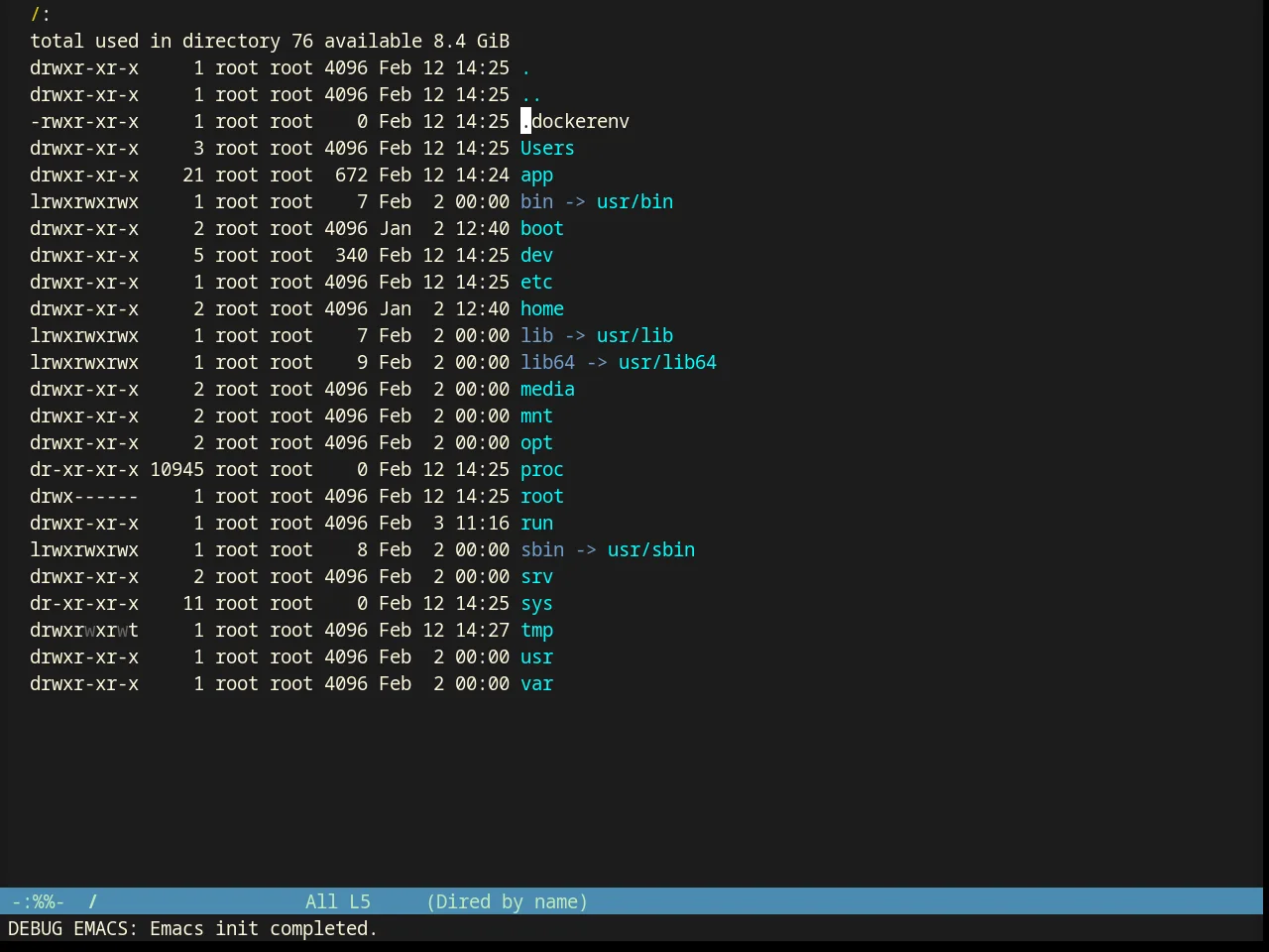 Dakrone Theme in dired