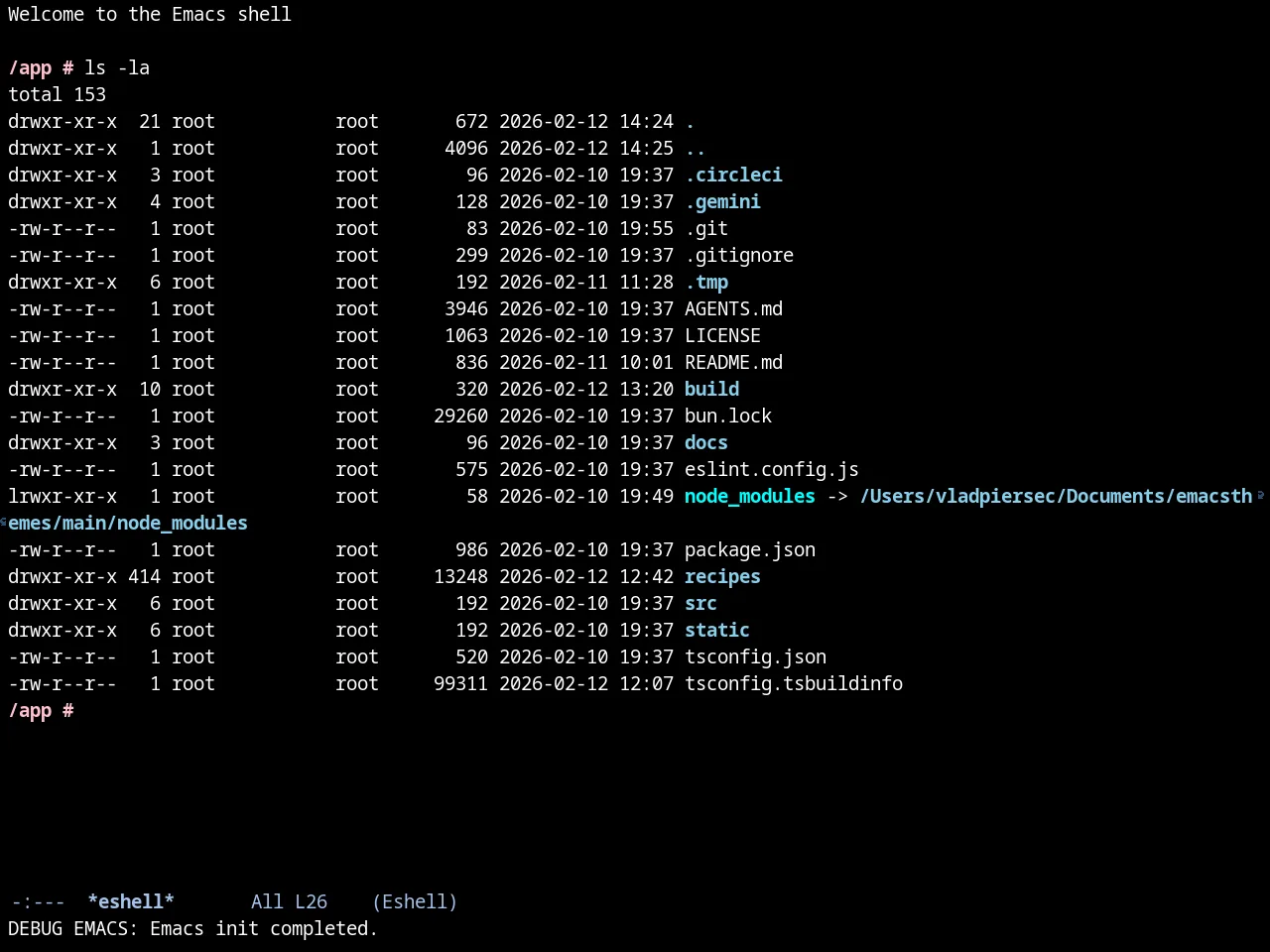 Danneskjold Theme in eshell