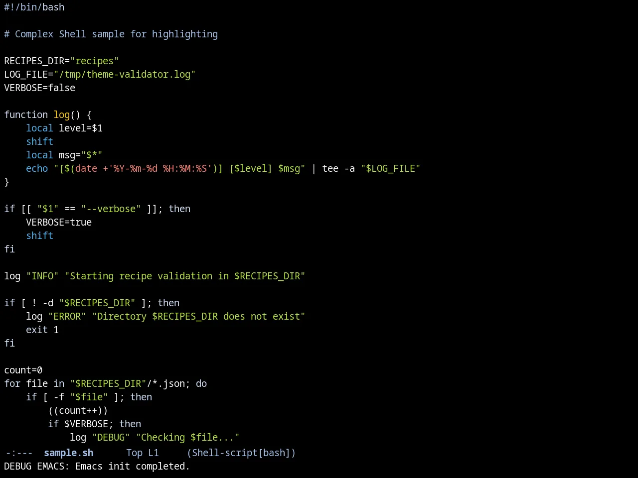 Danneskjold Theme in sh-mode