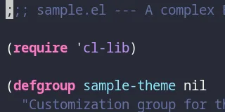 Preview of Darcula Theme theme