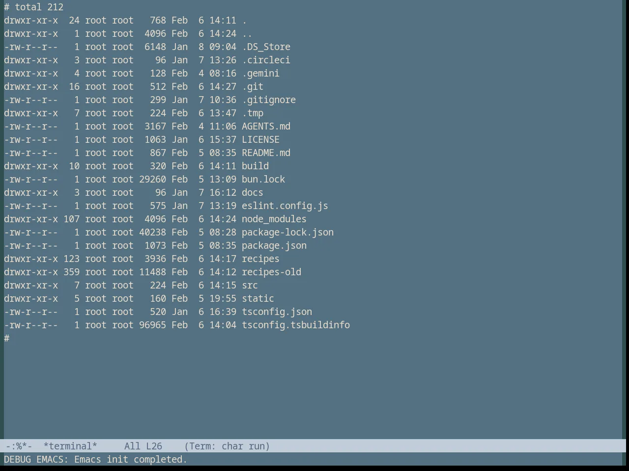 Dark Blue Theme in term