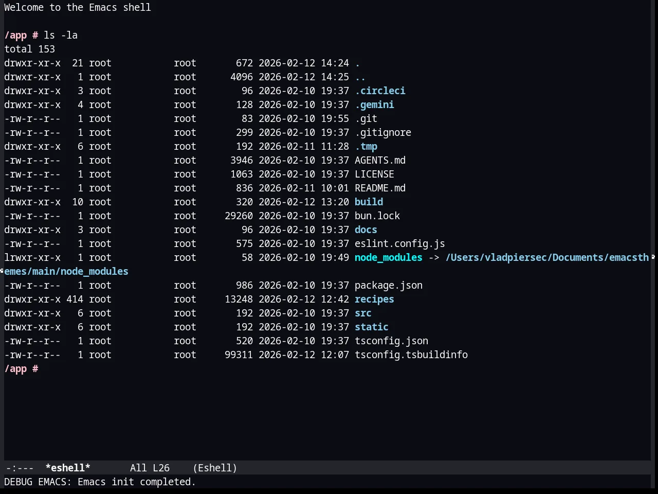 Dark Krystal Theme in eshell