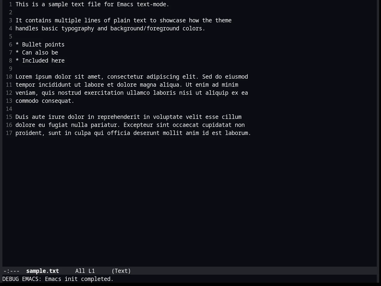 Dark Krystal Theme in text-mode