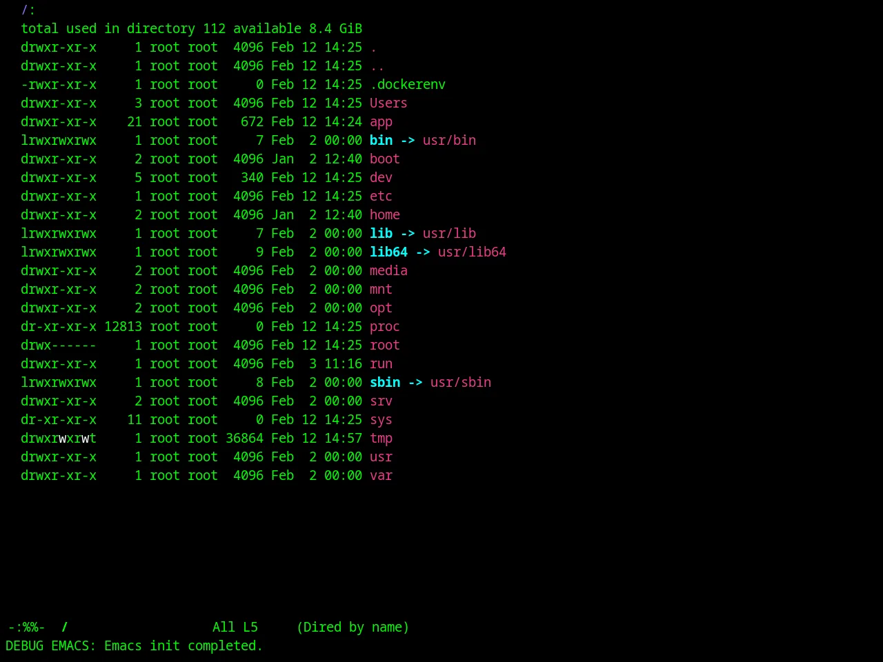 Dark Mint Theme in dired