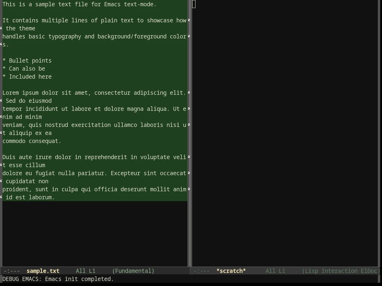 Darkburn Theme in fundamental-mode
