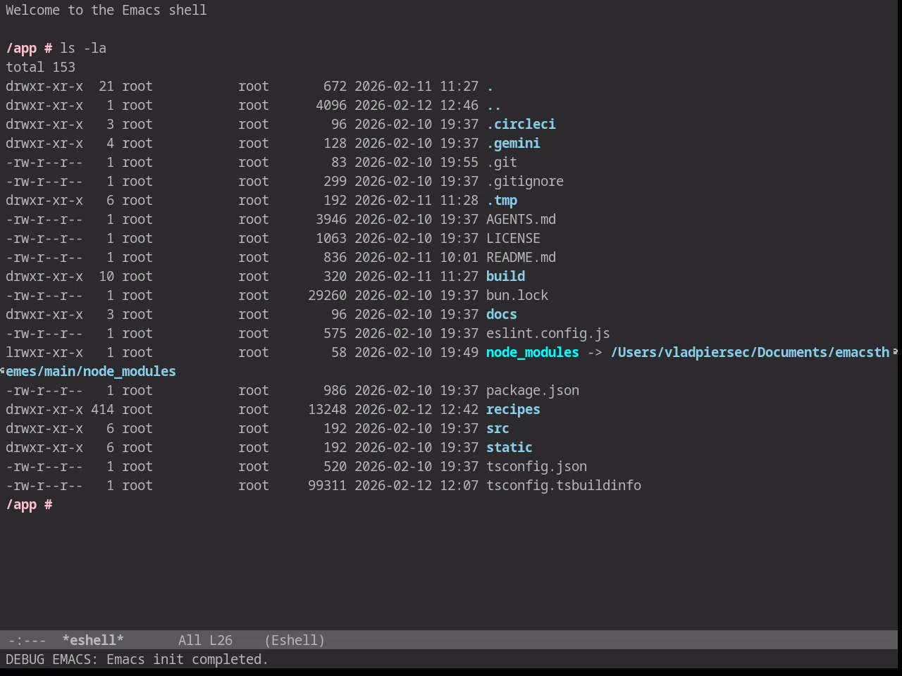 Darkless Theme in eshell