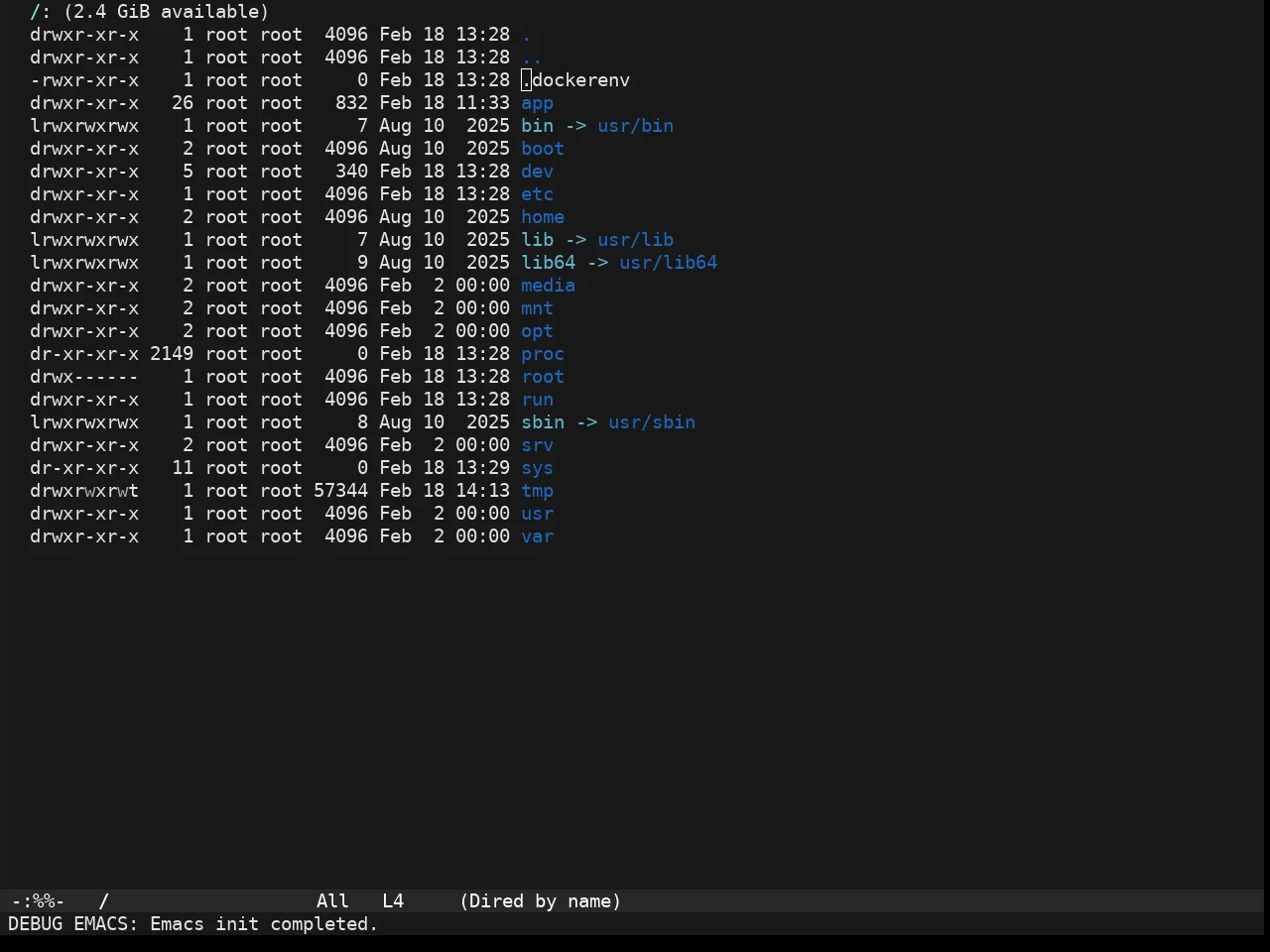 Darkmine Theme in dired