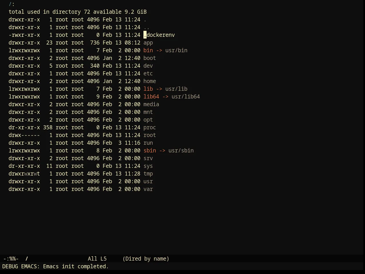 Darktooth Darker Theme in dired