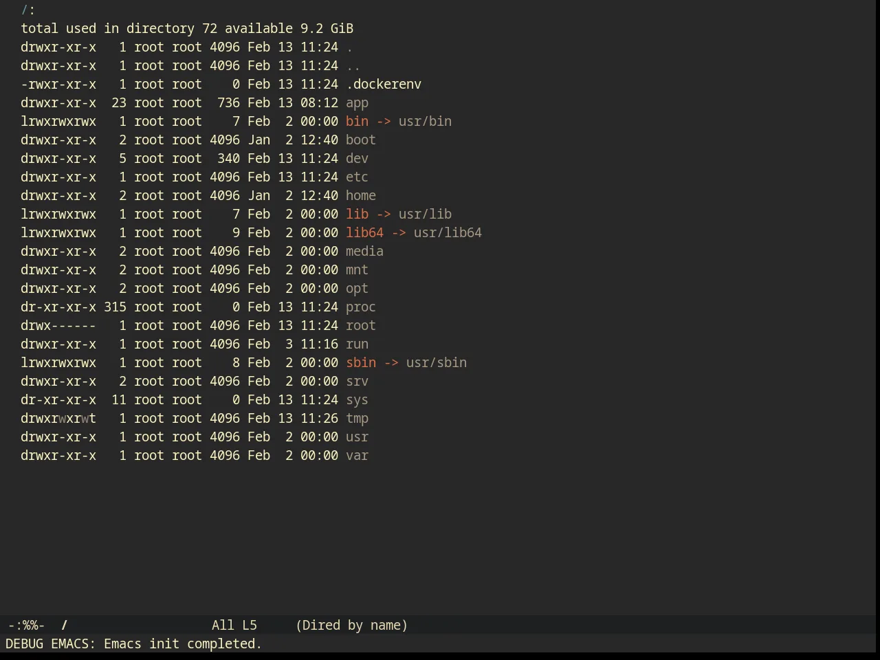 Darktooth Theme in dired