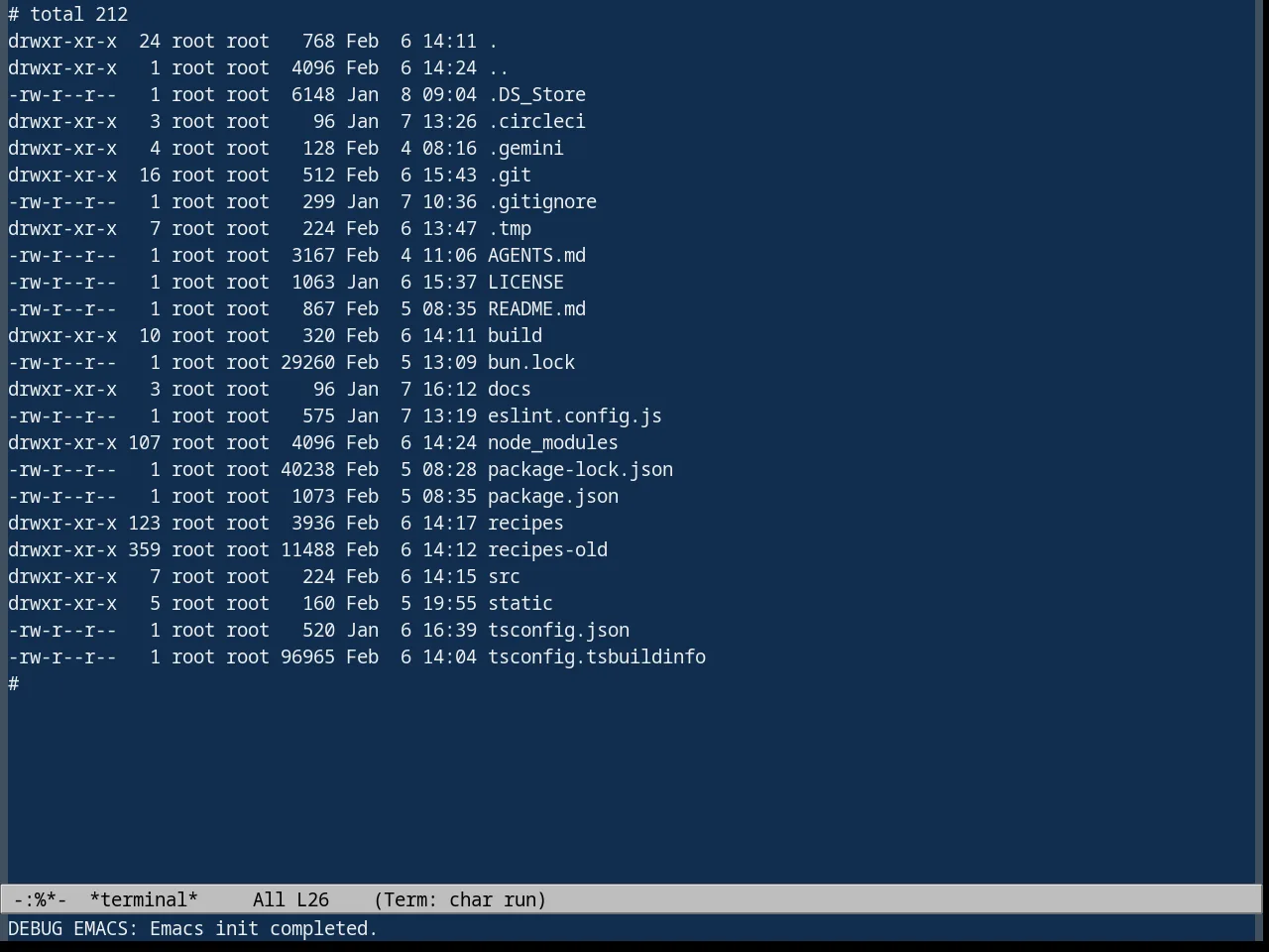 Deep Blue Theme in term