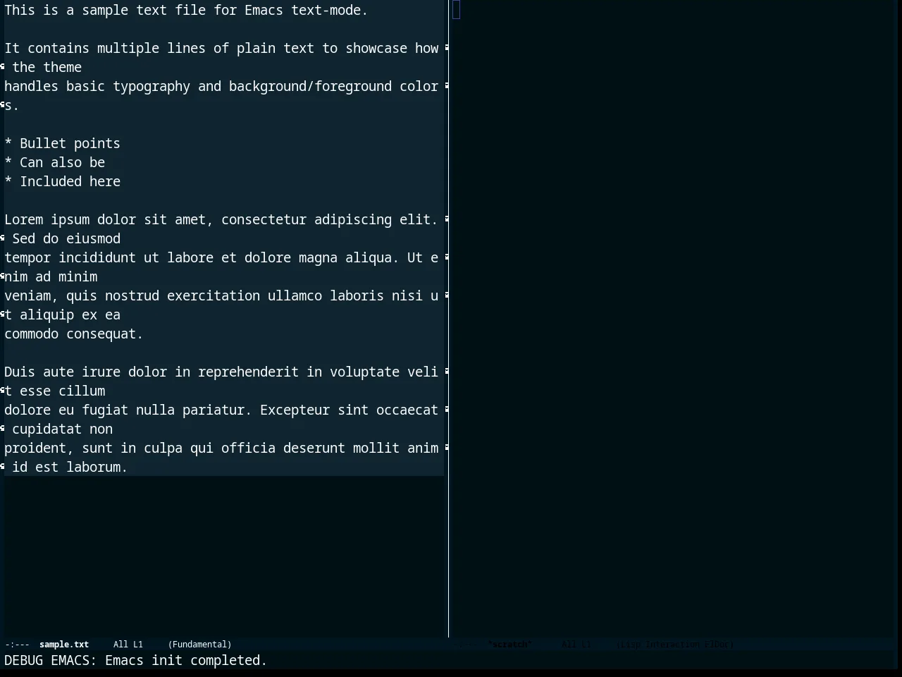 Deep Thought Theme in fundamental-mode