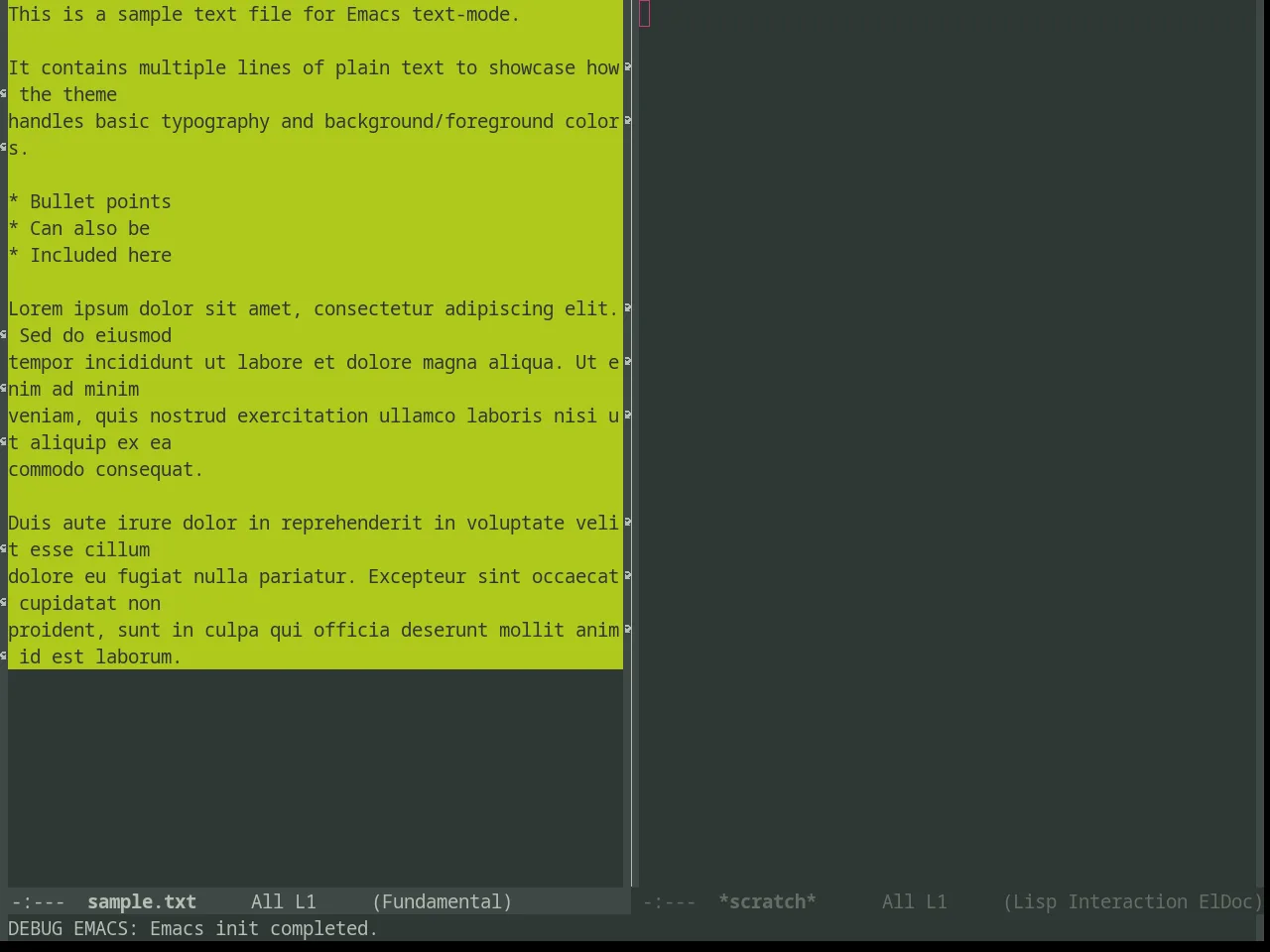 Deviant Theme in fundamental-mode