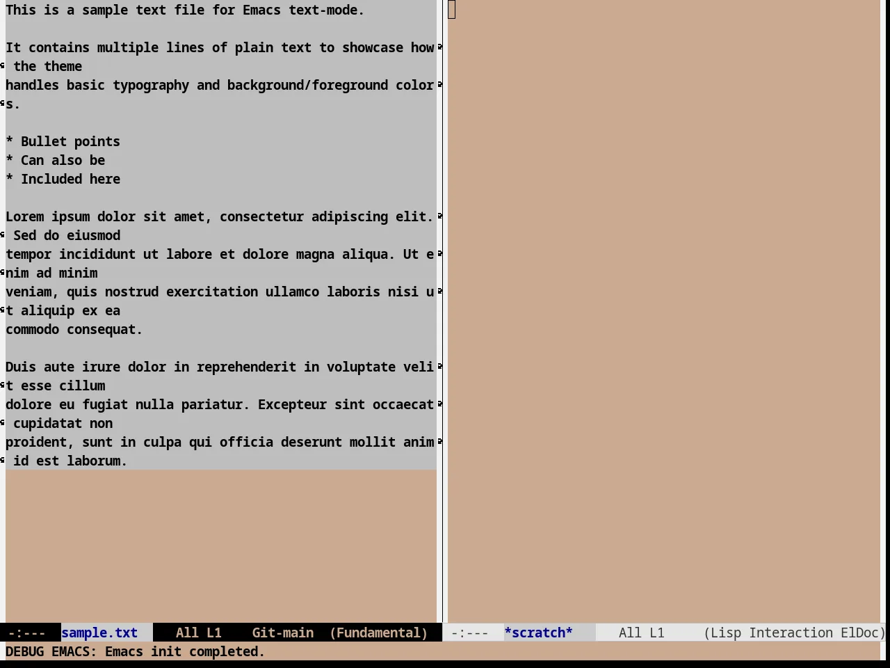 Digital Ofs1 Theme in fundamental-mode