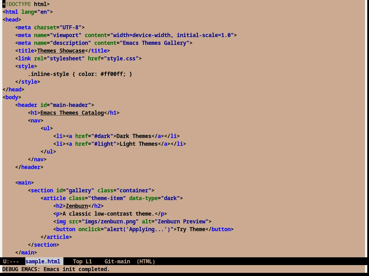 Digital Ofs1 Theme in html-mode