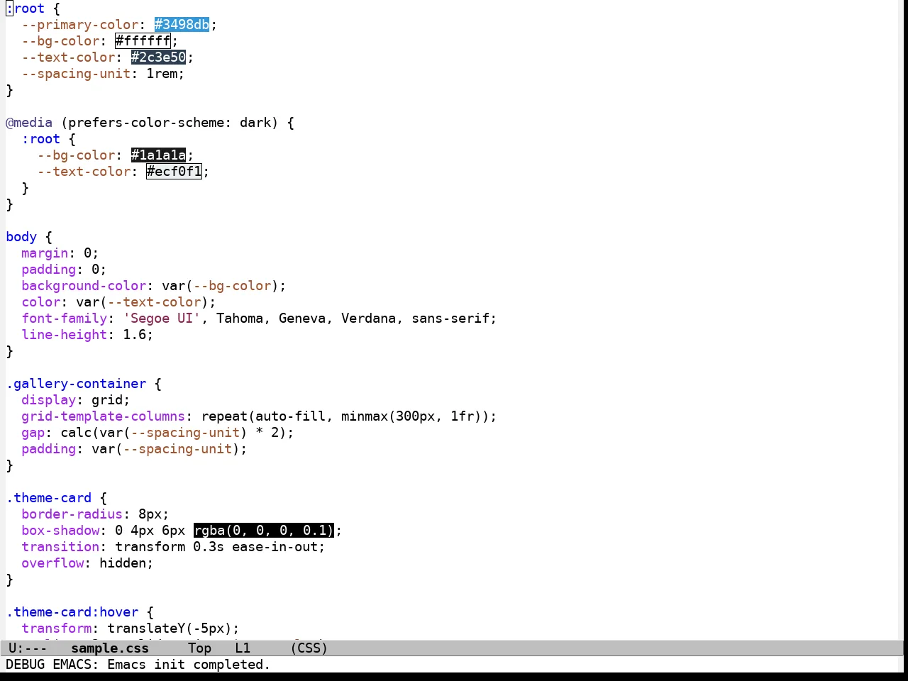 Dir Treeview Themes Petunia Theme in css-mode