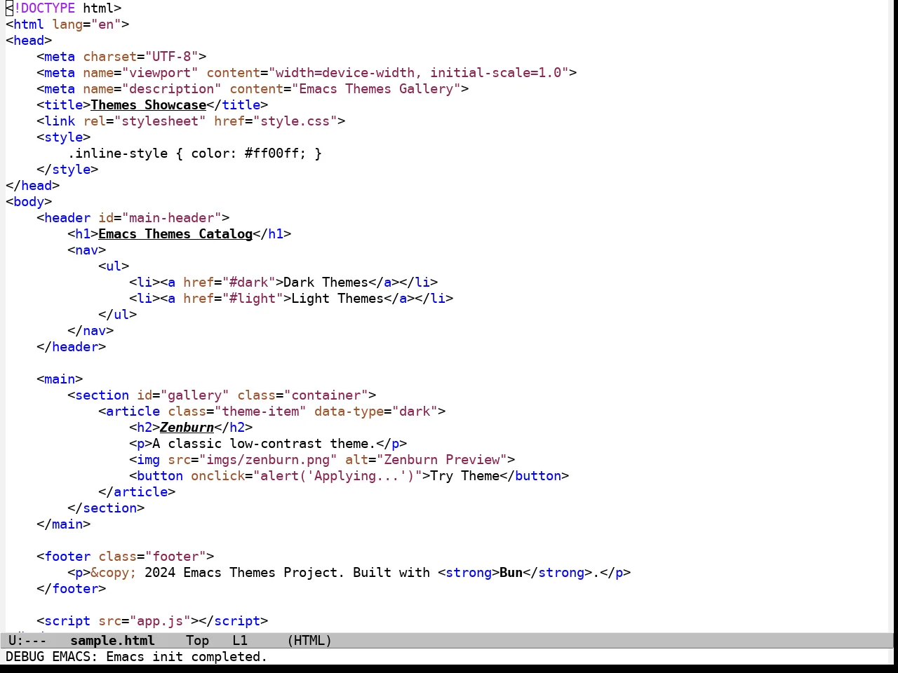 Dir Treeview Themes Petunia Theme in html-mode