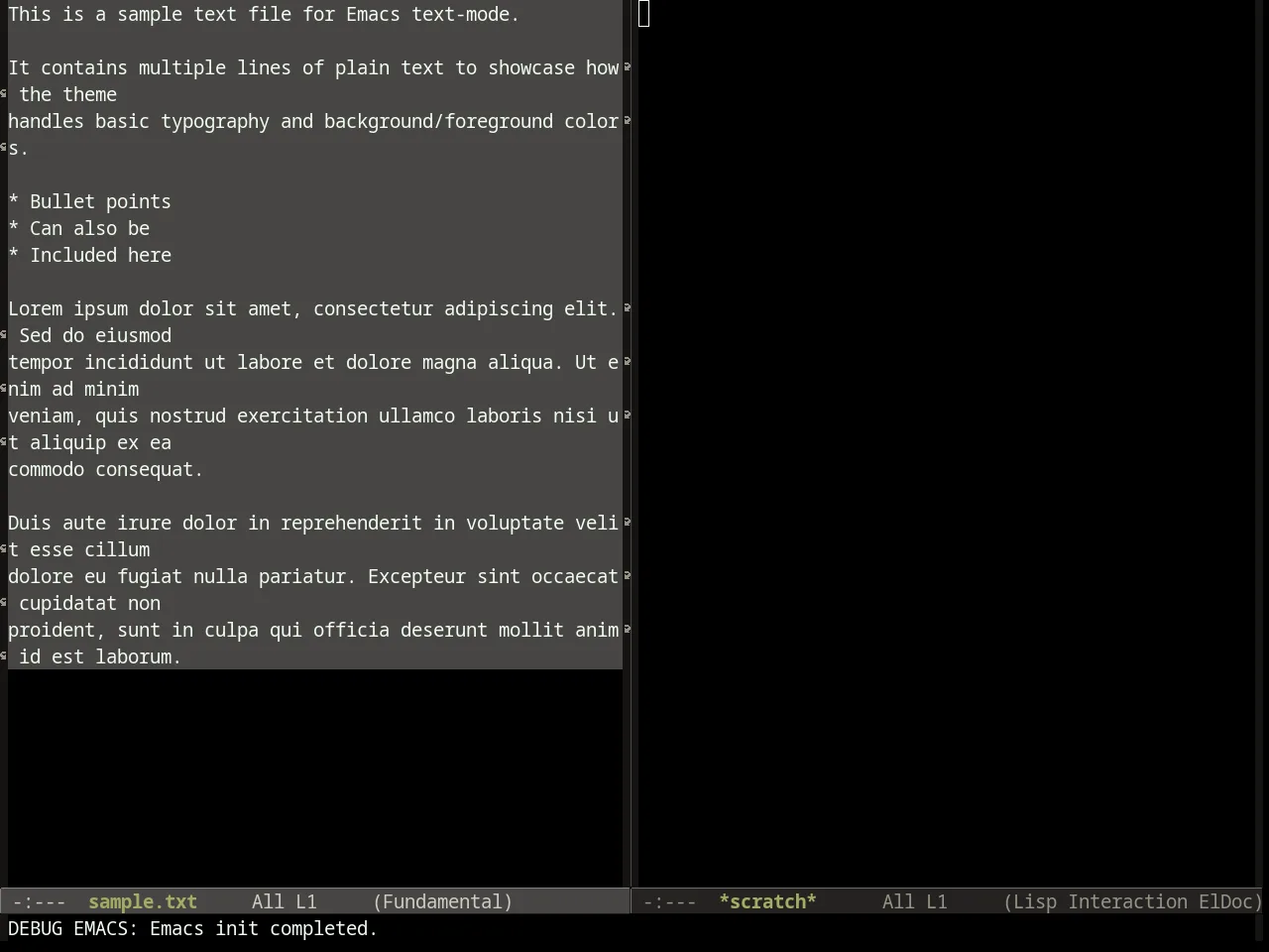 Distinguished Theme in fundamental-mode