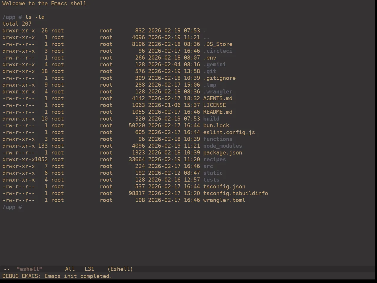 Ewal Dkeg 5725 Theme in eshell