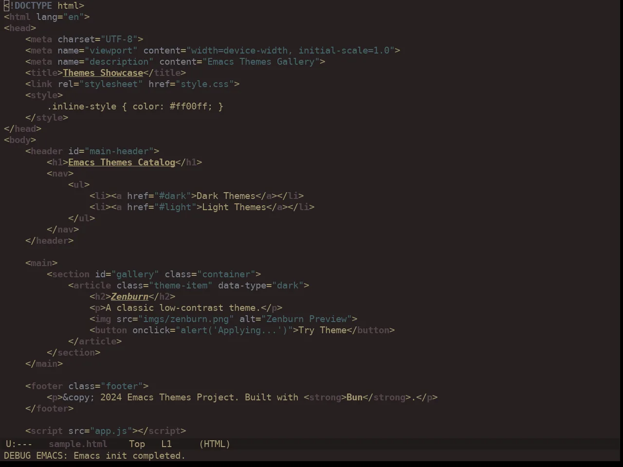 Ewal Dkeg Amiox Theme in html-mode