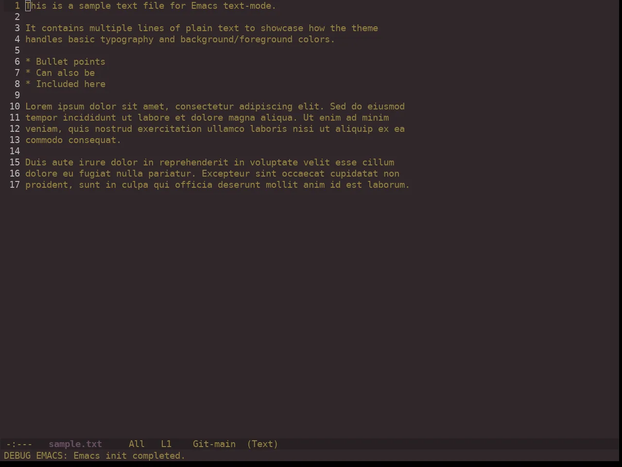 Ewal Dkeg Bark Theme in text-mode