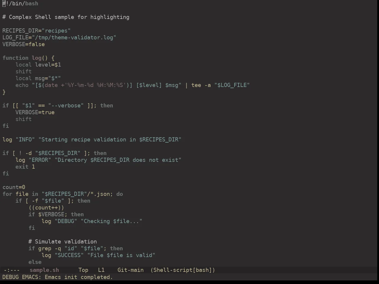 Ewal Dkeg Blok Theme in sh-mode