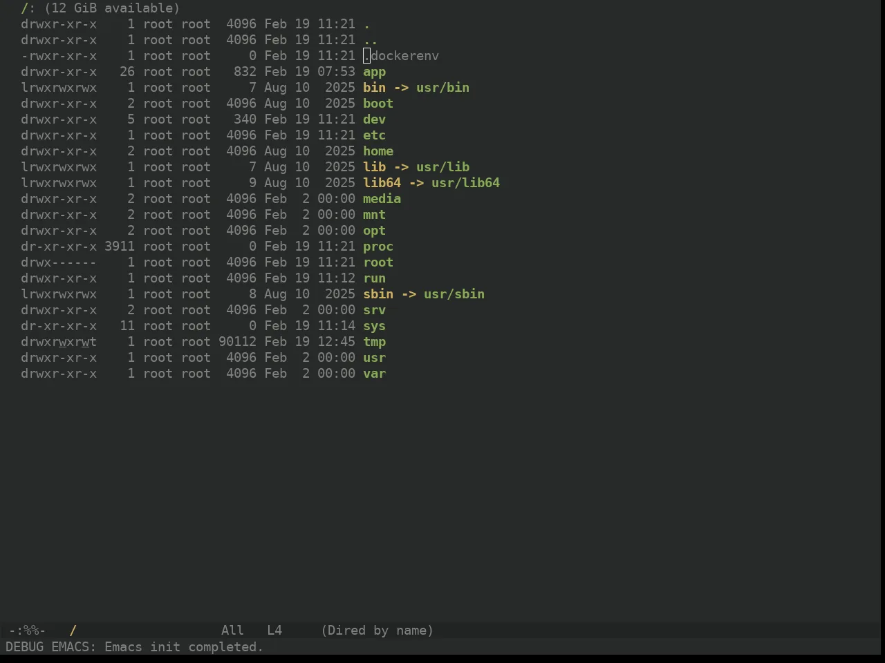 Ewal Dkeg Bluetype Theme in dired