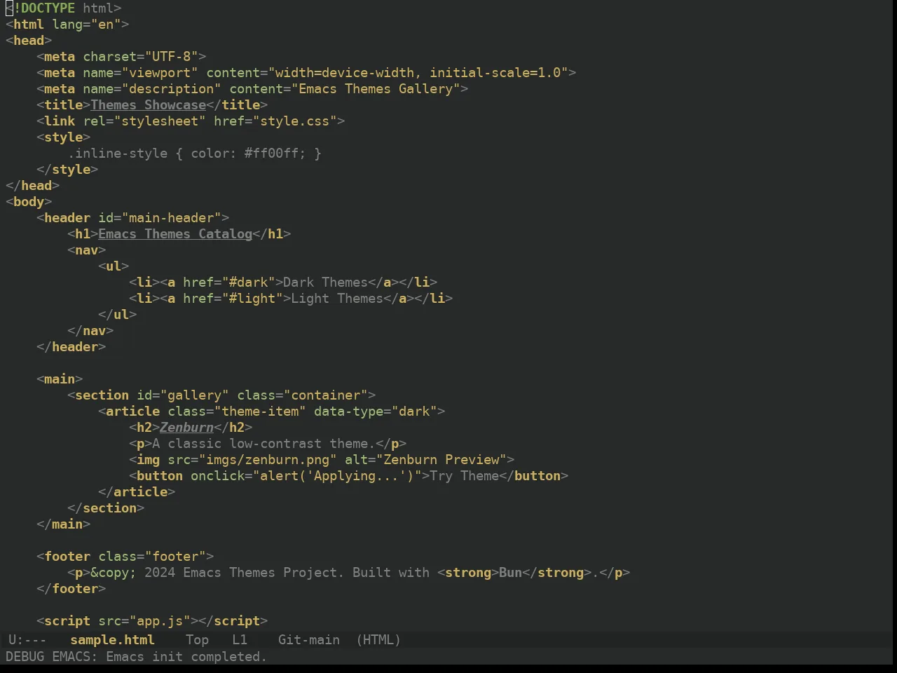 Ewal Dkeg Bluetype Theme in html-mode