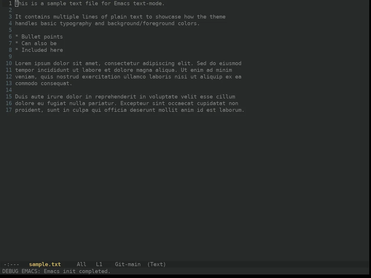 Ewal Dkeg Bluetype Theme in text-mode