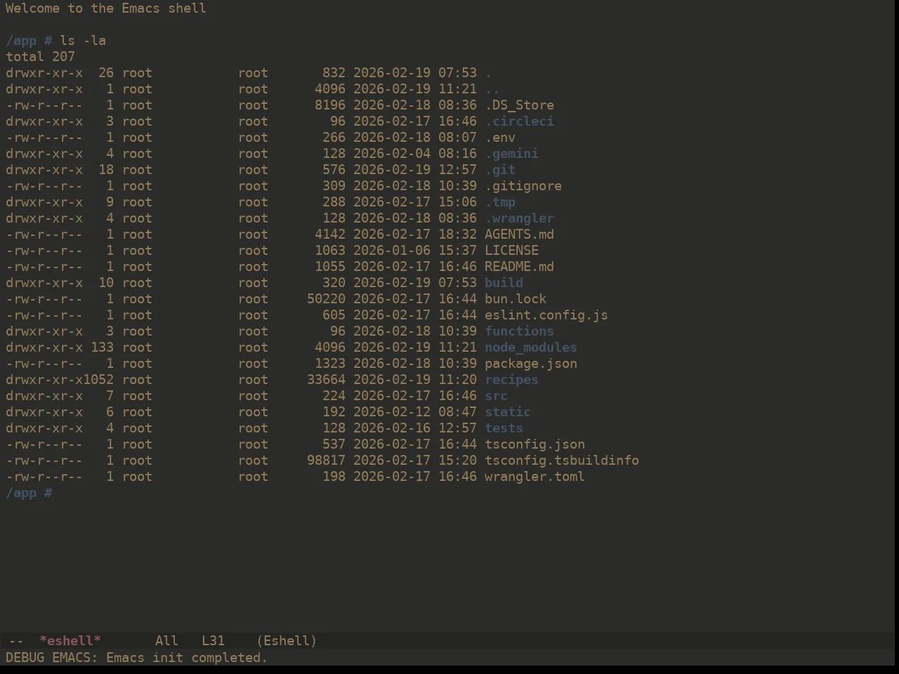 Ewal Dkeg Book Theme in eshell