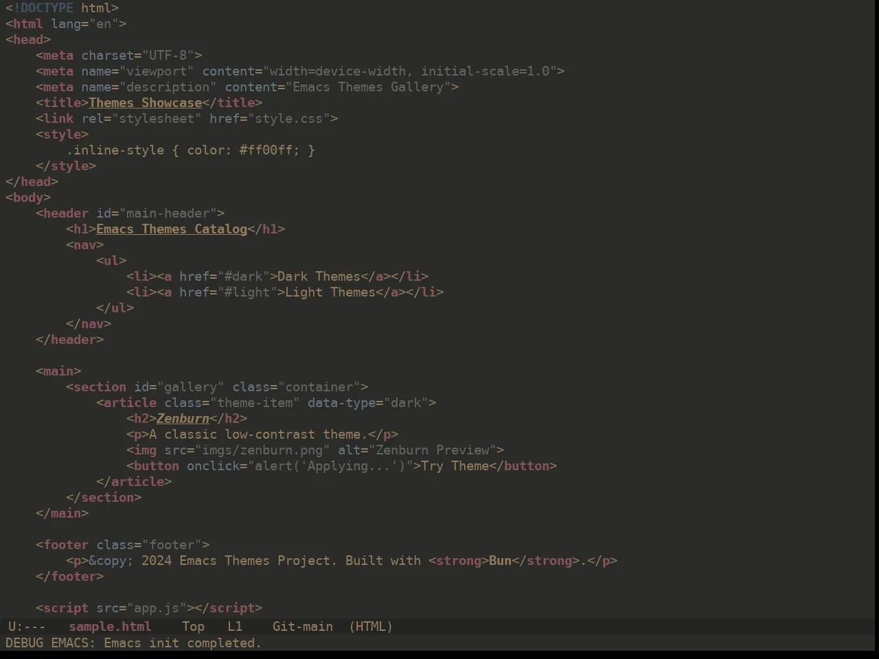 Ewal Dkeg Book Theme in html-mode