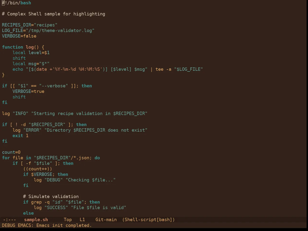 Ewal Dkeg Branch Theme in sh-mode