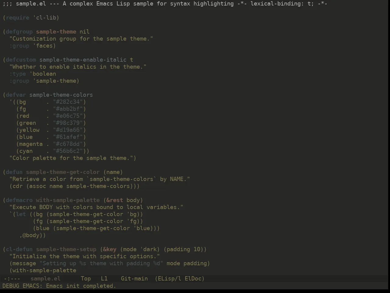 Ewal Dkeg Brownstone Theme in emacs-lisp-mode