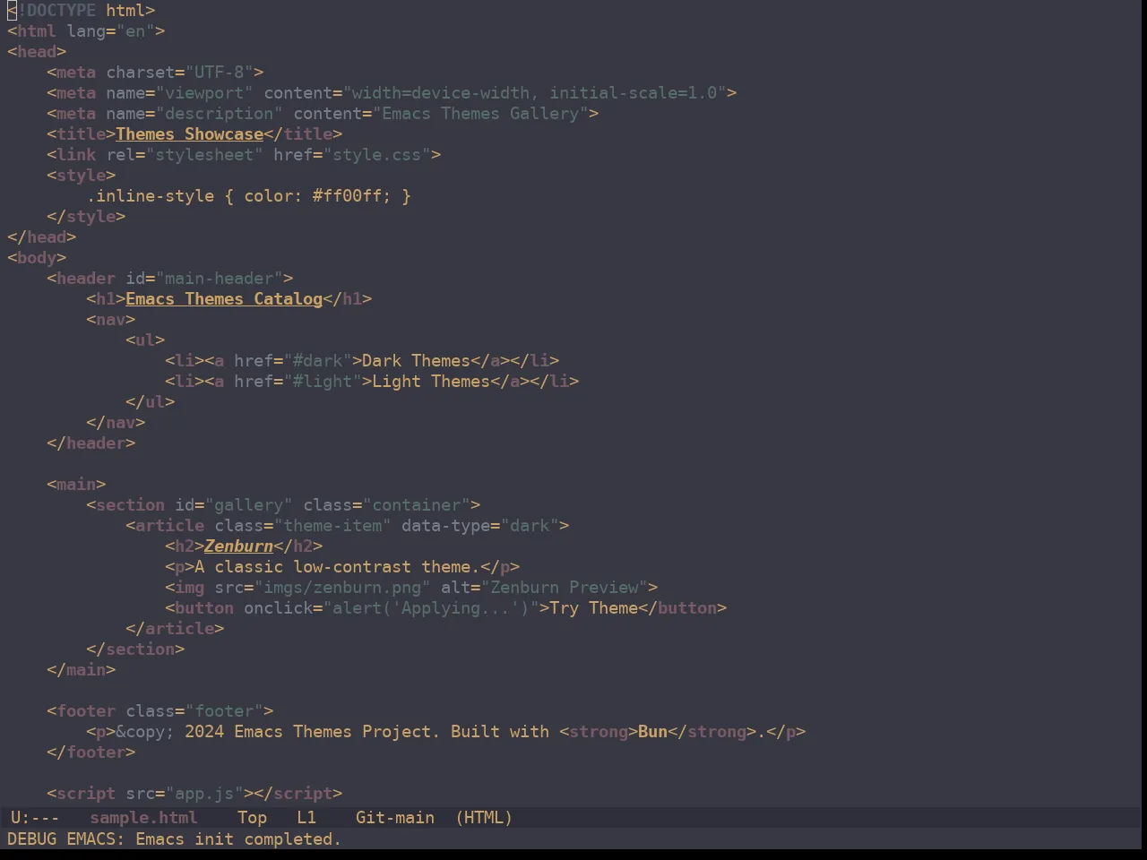 Ewal Dkeg Chaires Theme in html-mode