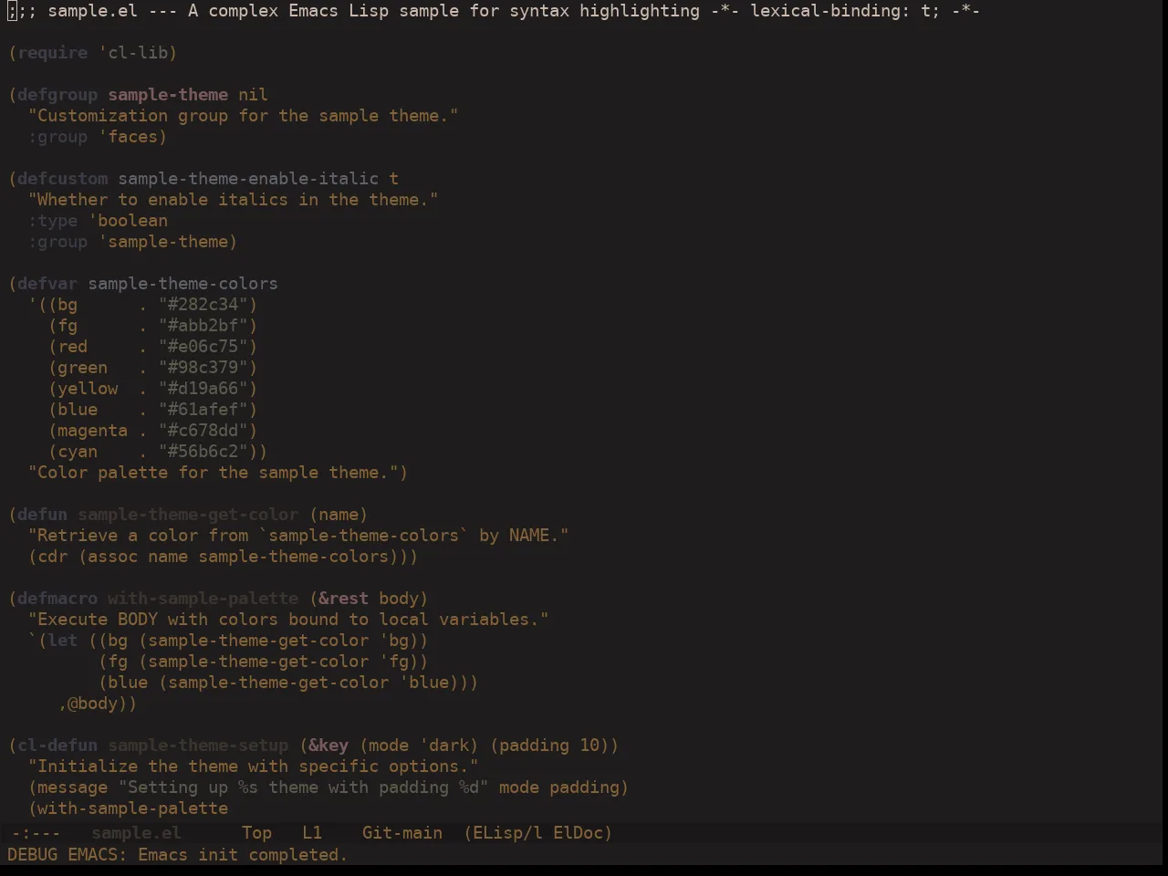 Ewal Dkeg Coco Theme in emacs-lisp-mode