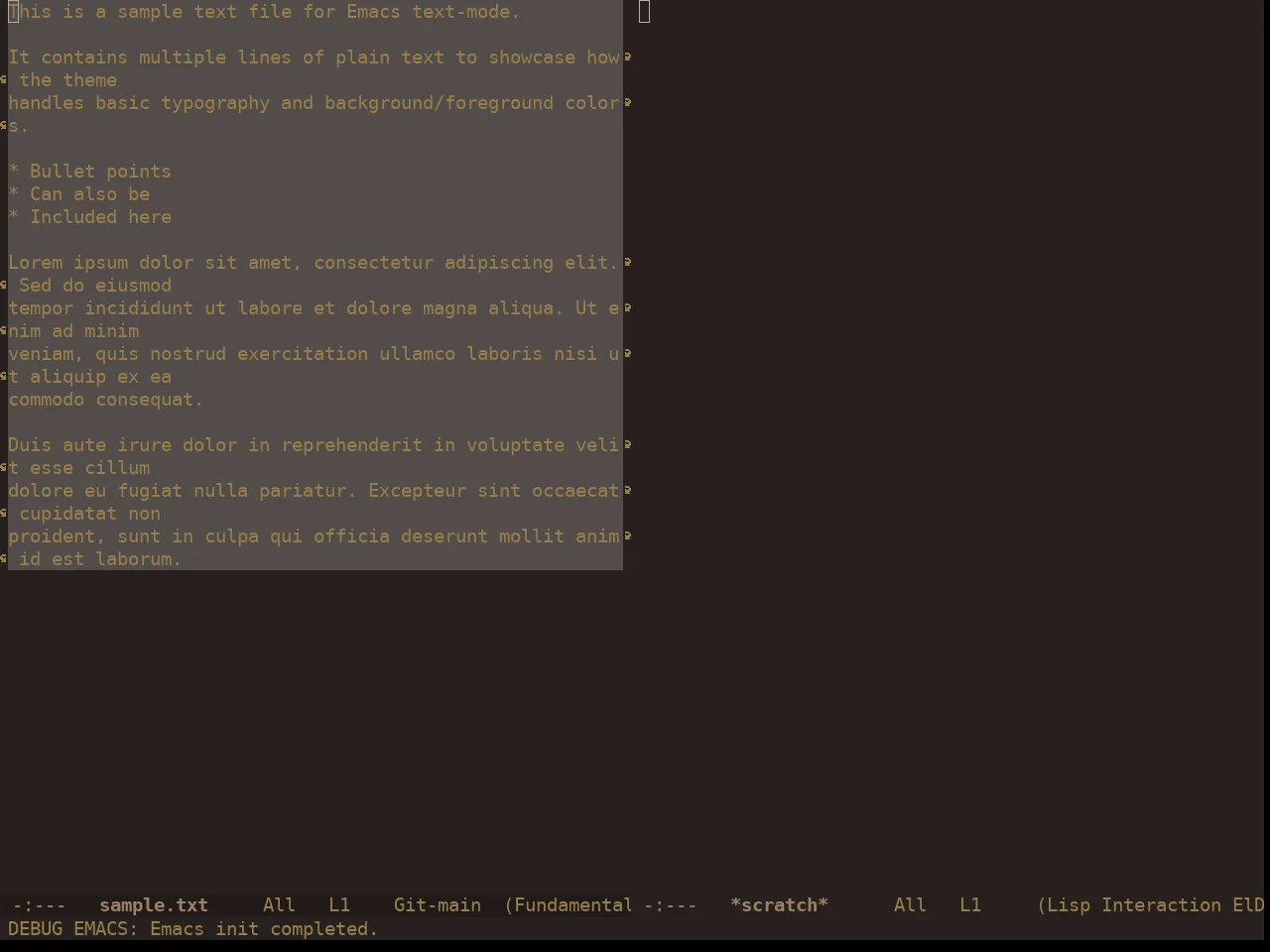 Ewal Dkeg Corduroy Theme in fundamental-mode