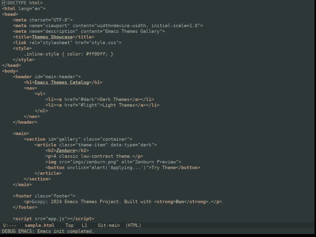 Ewal Dkeg Diner Theme in html-mode